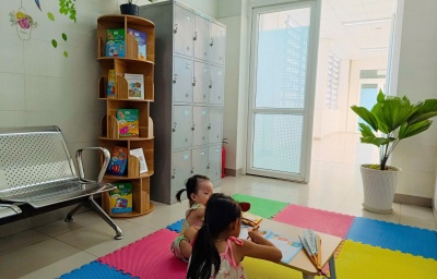  Góc thư giãn cho bệnh nhi tại Khoa Nhi Nội tổng hợp – Tầng 4, Khu A